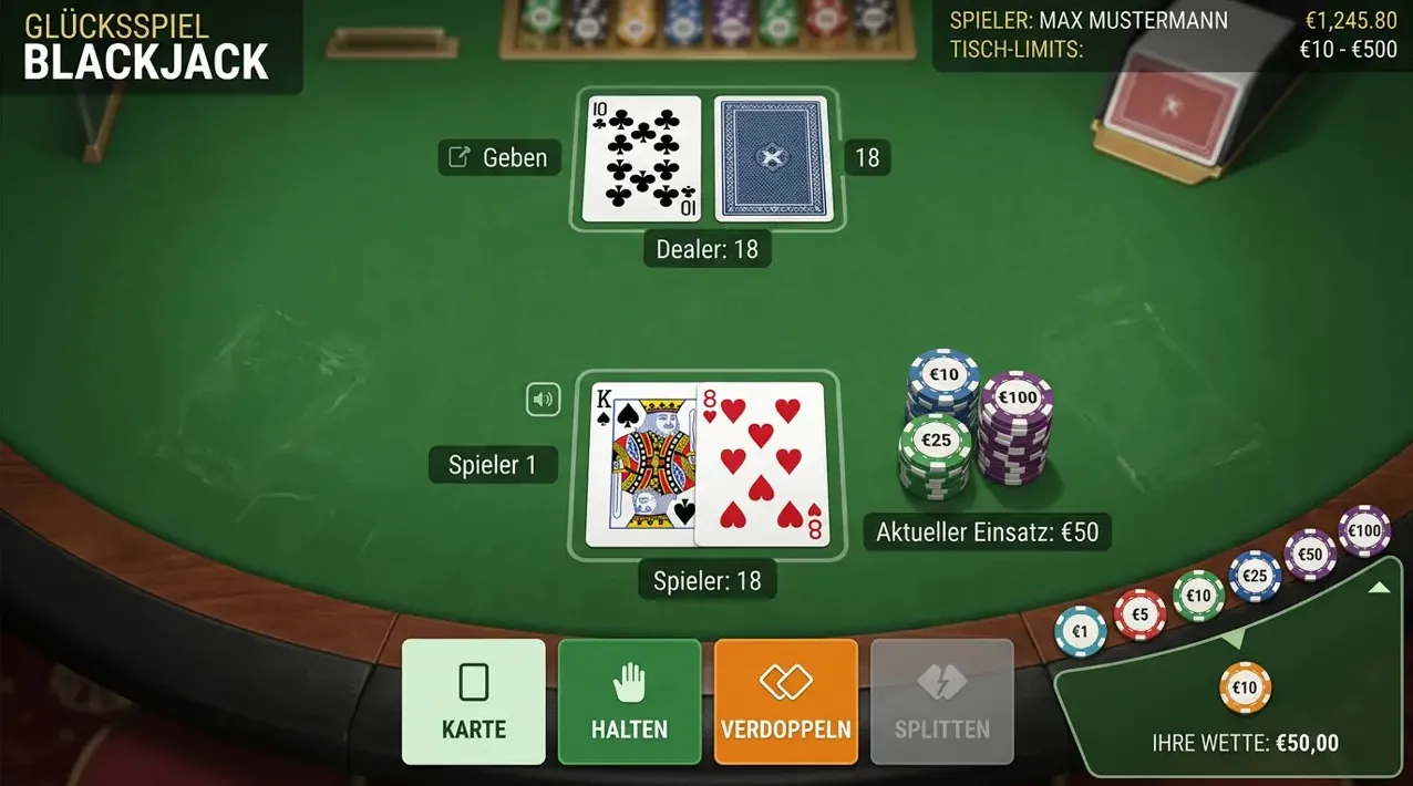 Tischspiele — Spingreen